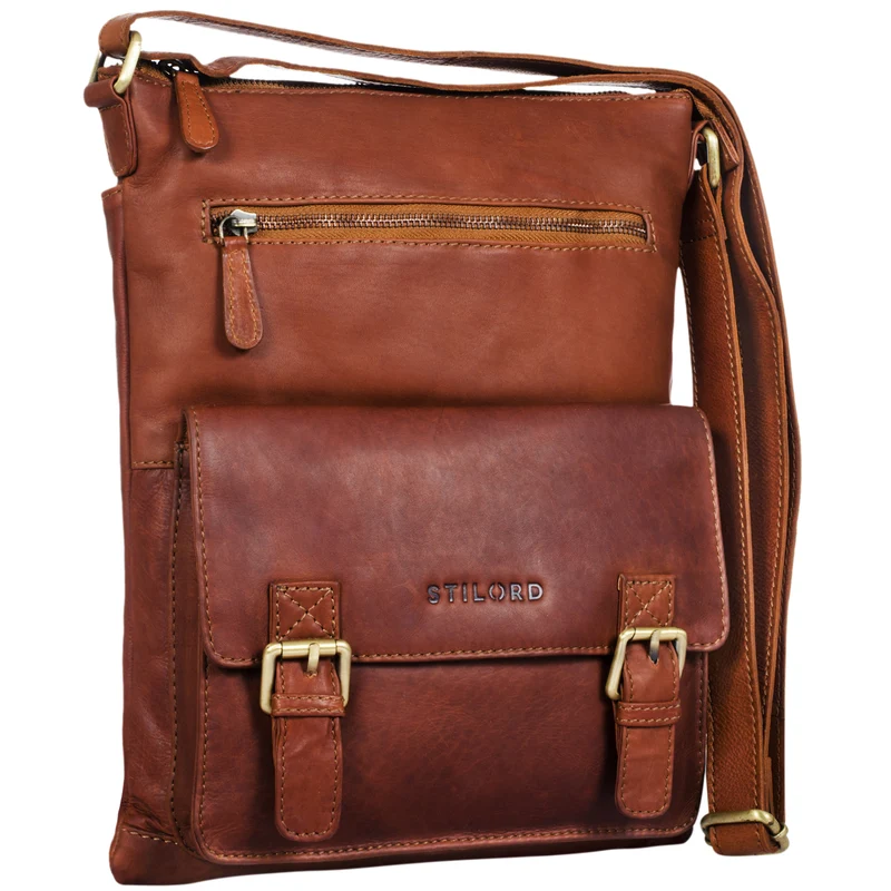 "Mason" Vintage Umhängetasche 13 Zoll Leder