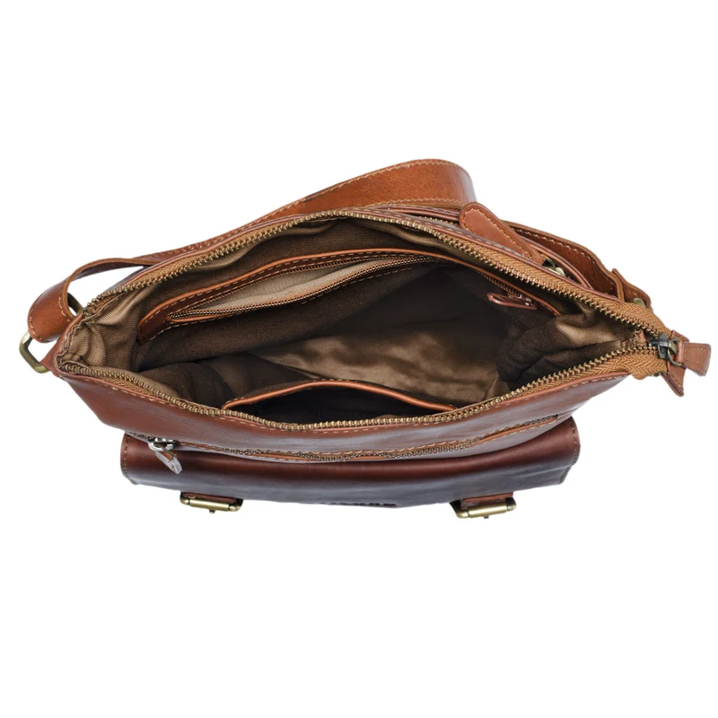"Mason" Vintage Umhängetasche 13 Zoll Leder
