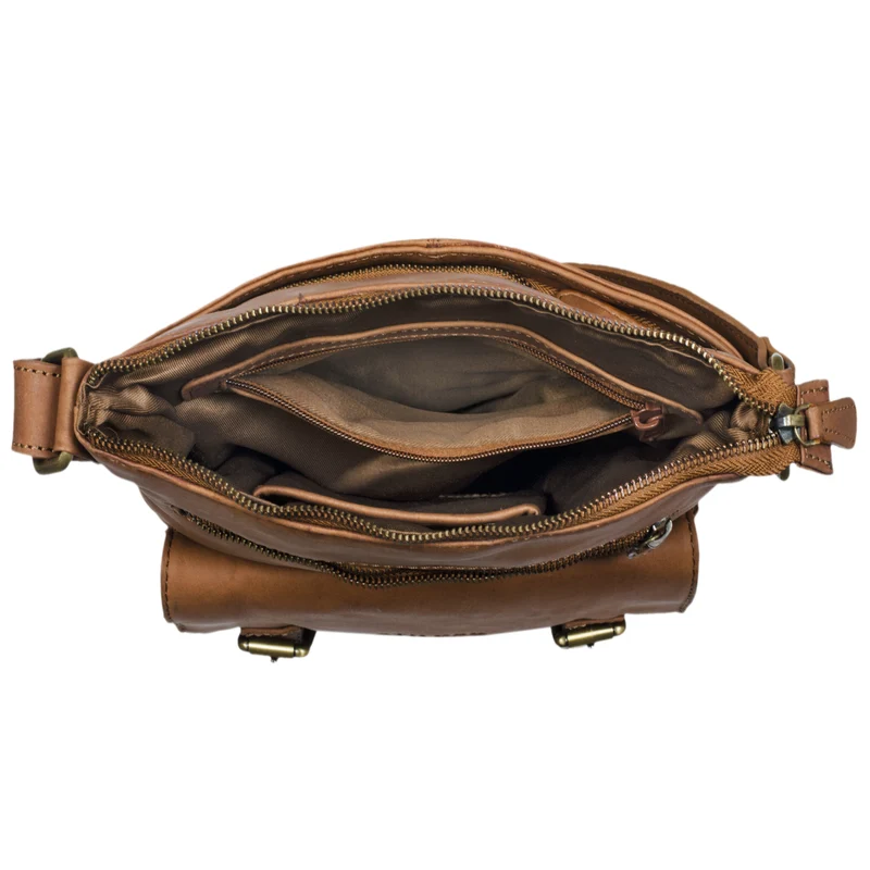 "Mason" Vintage Umhängetasche 13 Zoll Leder