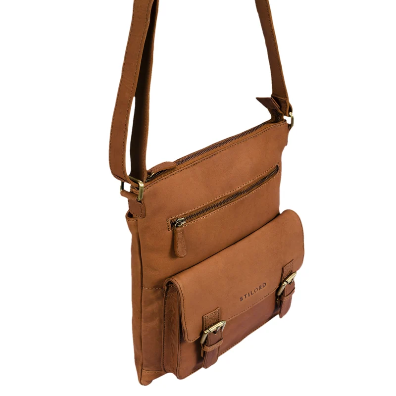 "Mason" Vintage Umhängetasche 13 Zoll Leder