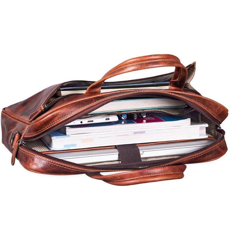 Vintage Businesstasche Leder