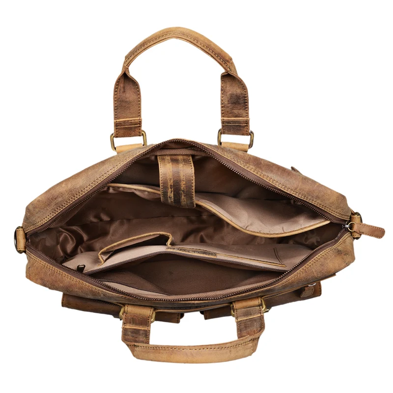 "Pablo" Vintage Ledertasche Laptoptasche