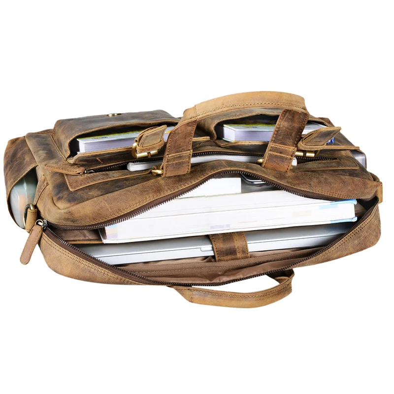 "Pablo" Vintage Ledertasche Laptoptasche