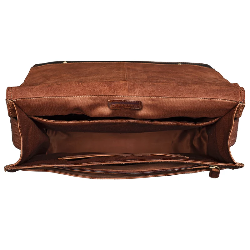 "Noah" Vintage Umhängetasche Leder