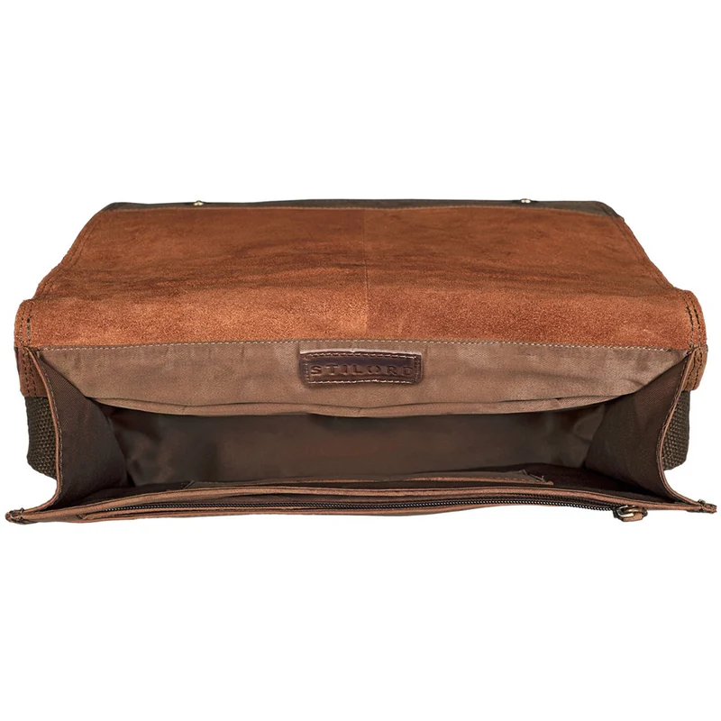 "Noah" Vintage Umhängetasche Leder