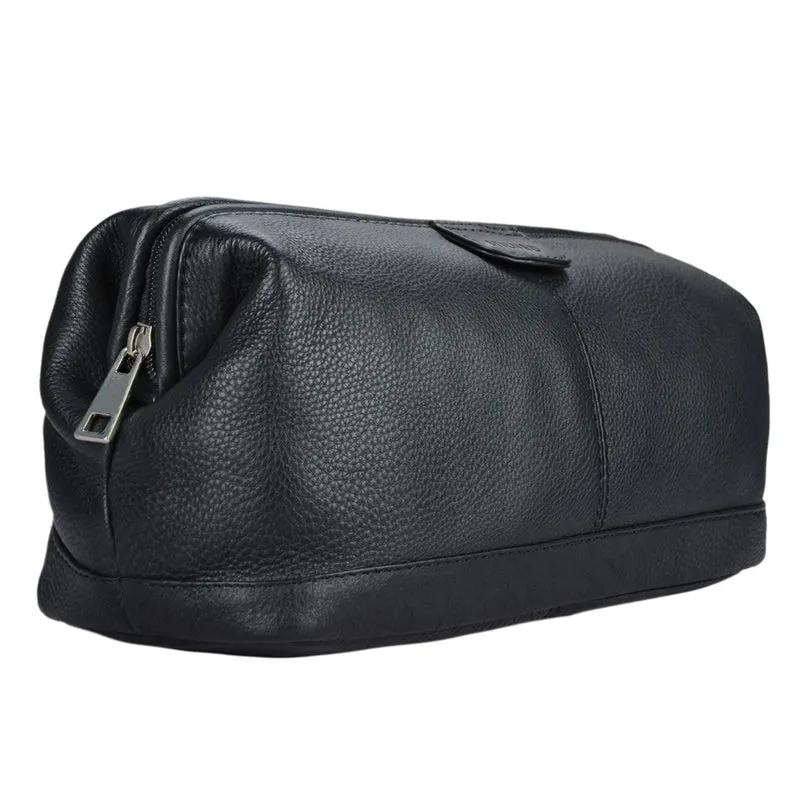 "Laurin" Kulturtasche Männer Leder