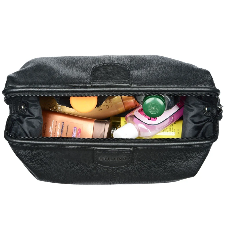 "Laurin" Kulturtasche Männer Leder