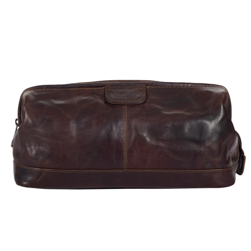 "Laurin" Kulturtasche Männer Leder