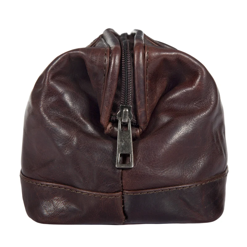 "Laurin" Kulturtasche Männer Leder