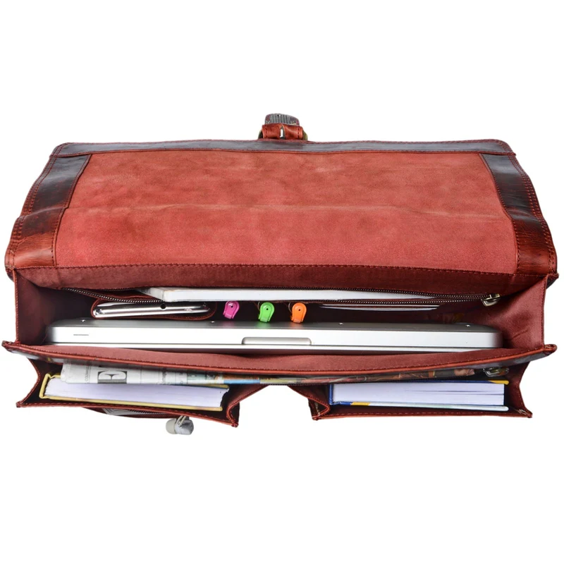 Vintage Aktenmappe Leder