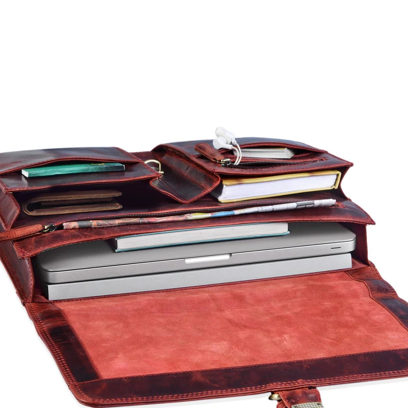 Vintage Aktenmappe Leder