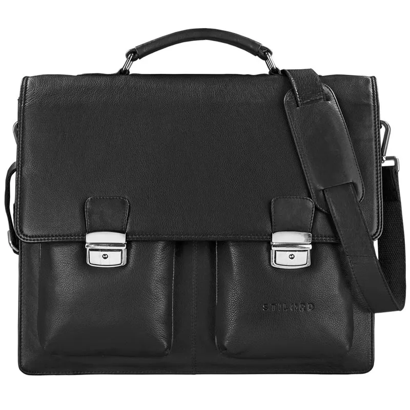 "Tiberius" Vintage Aktentasche Leder