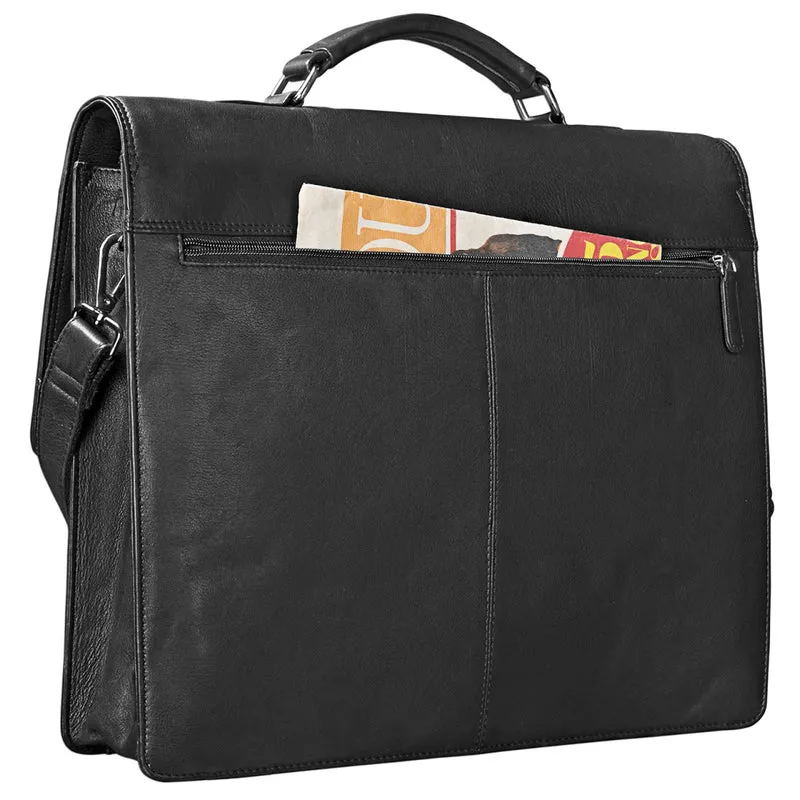 "Tiberius" Vintage Aktentasche Leder