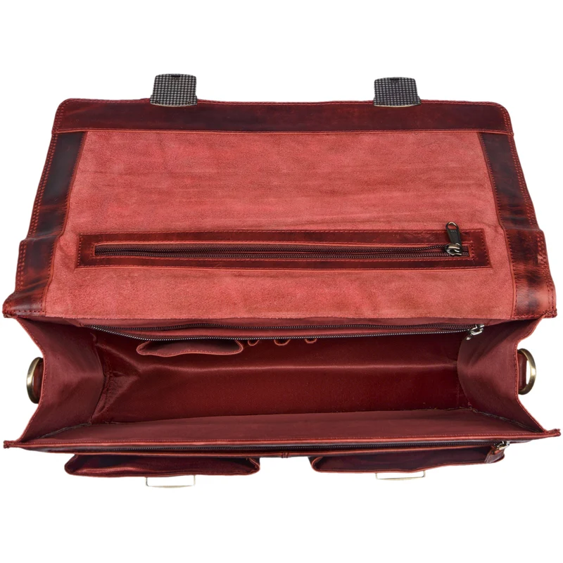 "Tiberius" Vintage Aktentasche Leder