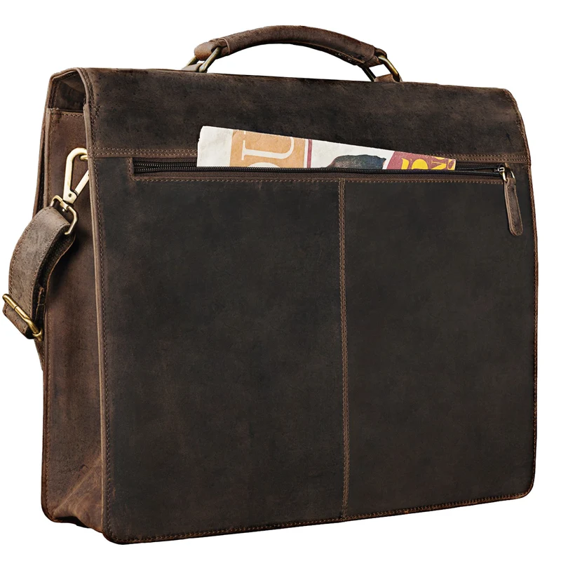 "Tiberius" Vintage Aktentasche Leder