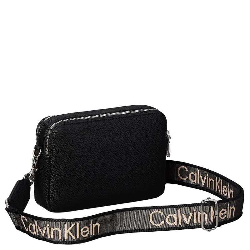 Calvin Klein Webbing Camera Bag - Umhängetasche 19.5 cm (black)