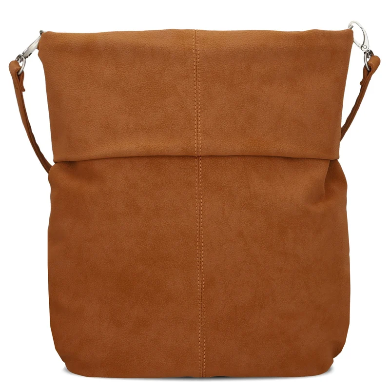 zwei Mademoiselle M12 - Schultertasche 32 cm (nubuk-cognac)