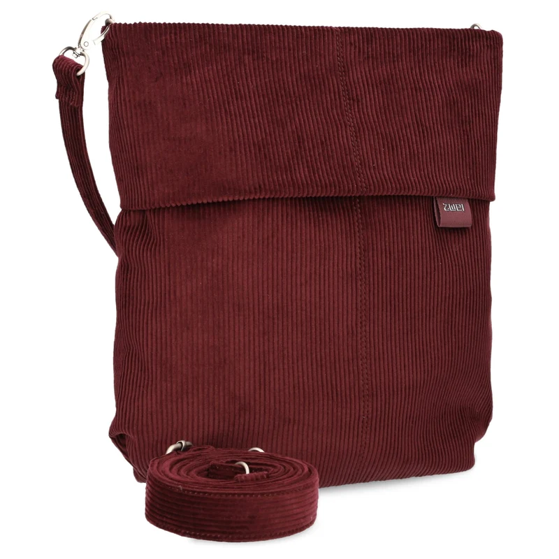 zwei Mademoiselle M12 - Schultertasche 32 cm (cord-bordeaux)