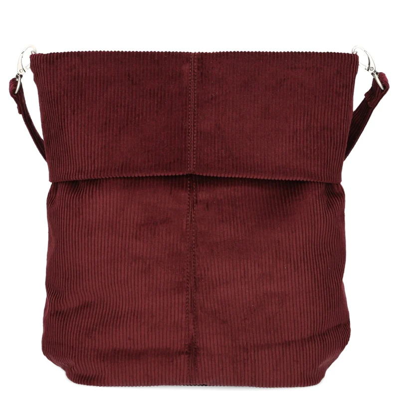 zwei Mademoiselle M12 - Schultertasche 32 cm (cord-bordeaux)