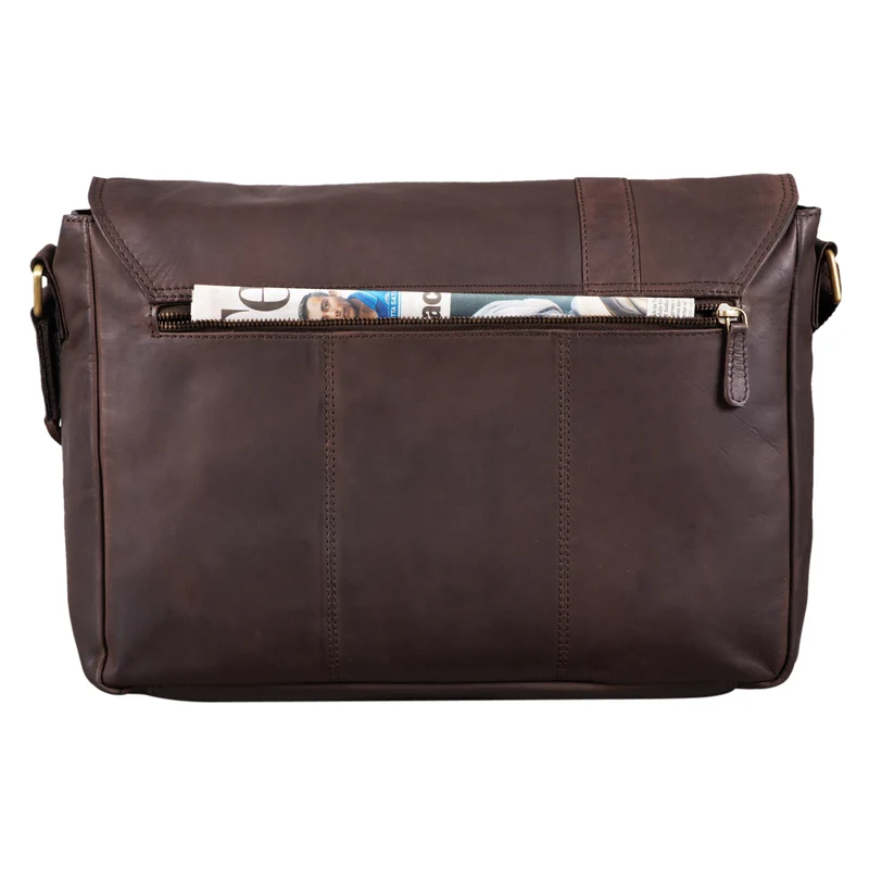 "Nicolas" Messenger Bag Laptoptasche Leder