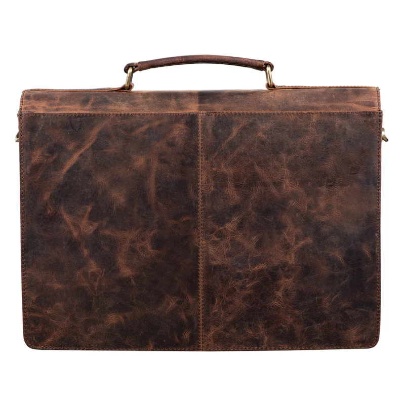 "Rupert" Aktentasche Leder Retro Businesstasche