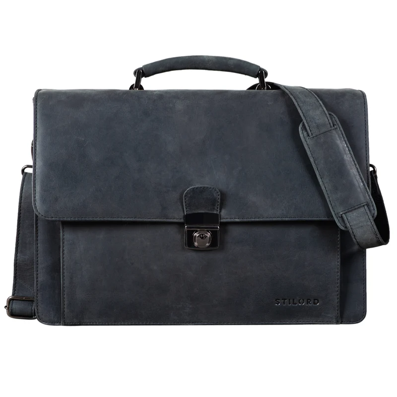 "Angelo" Vintage Aktentasche Echtleder