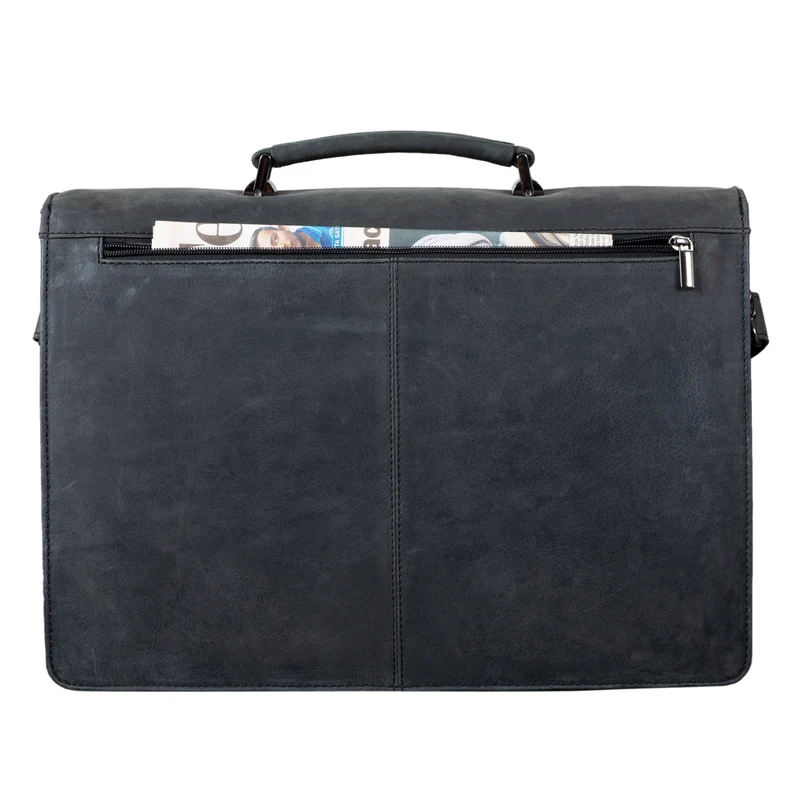 "Angelo" Vintage Aktentasche Echtleder