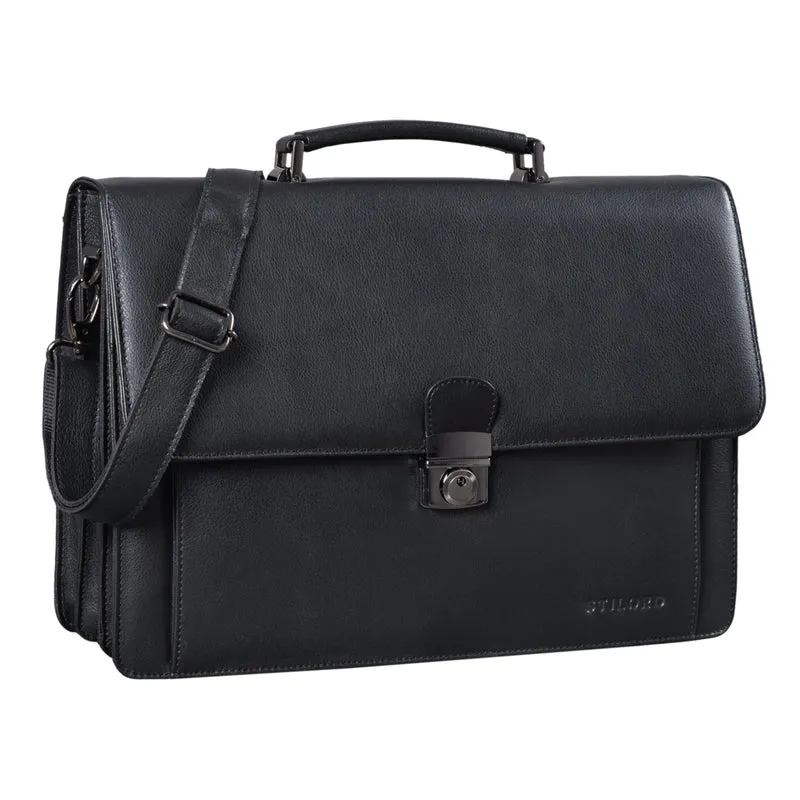 "Angelo" Vintage Aktentasche Echtleder