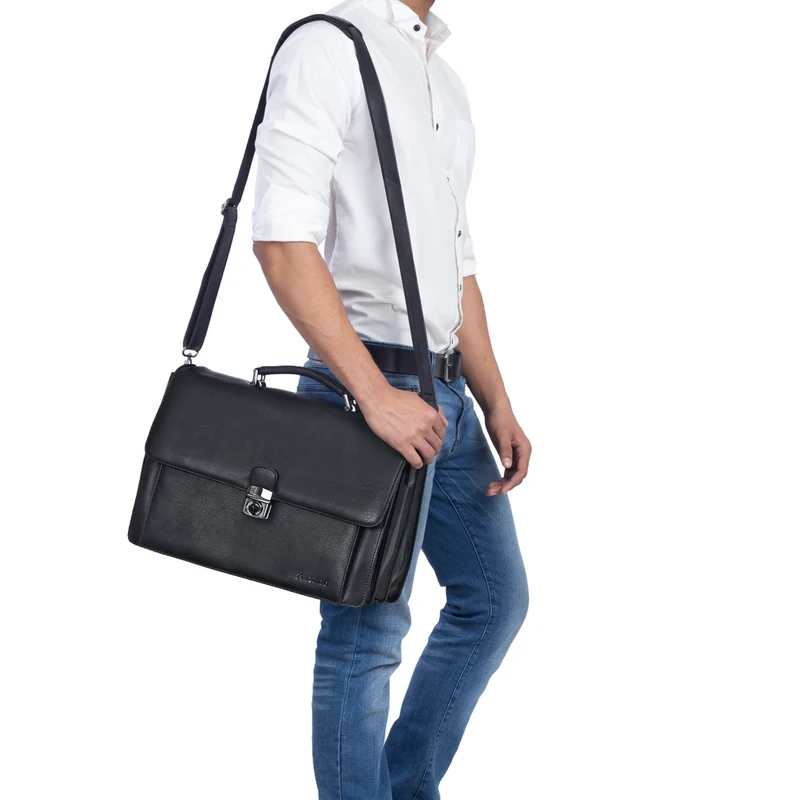 "Angelo" Vintage Aktentasche Echtleder