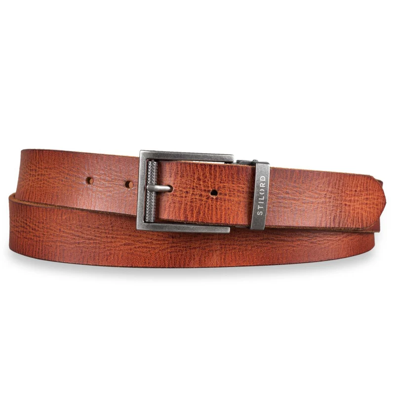 Ledergürtel Braun 34 mm kürzbar