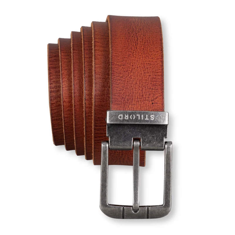 Ledergürtel Braun 34 mm kürzbar