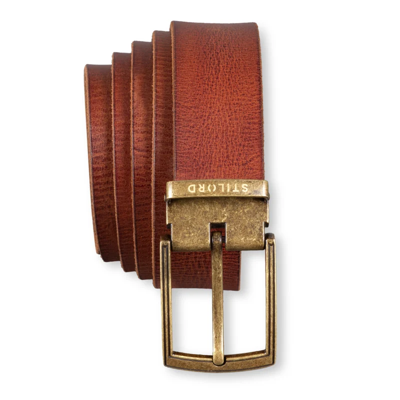 Ledergürtel Braun 34 mm kürzbar