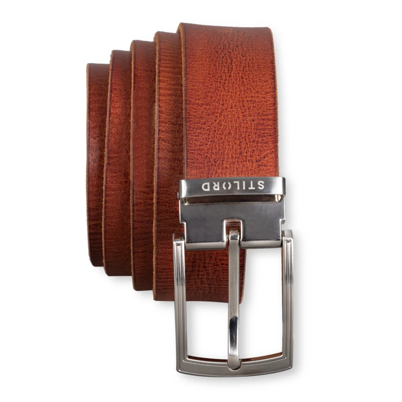 Ledergürtel Braun 34 mm kürzbar