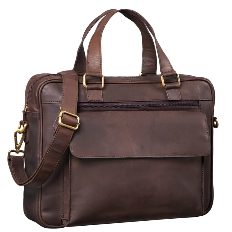 "Florence" Vintage Businesstasche Frauen Leder