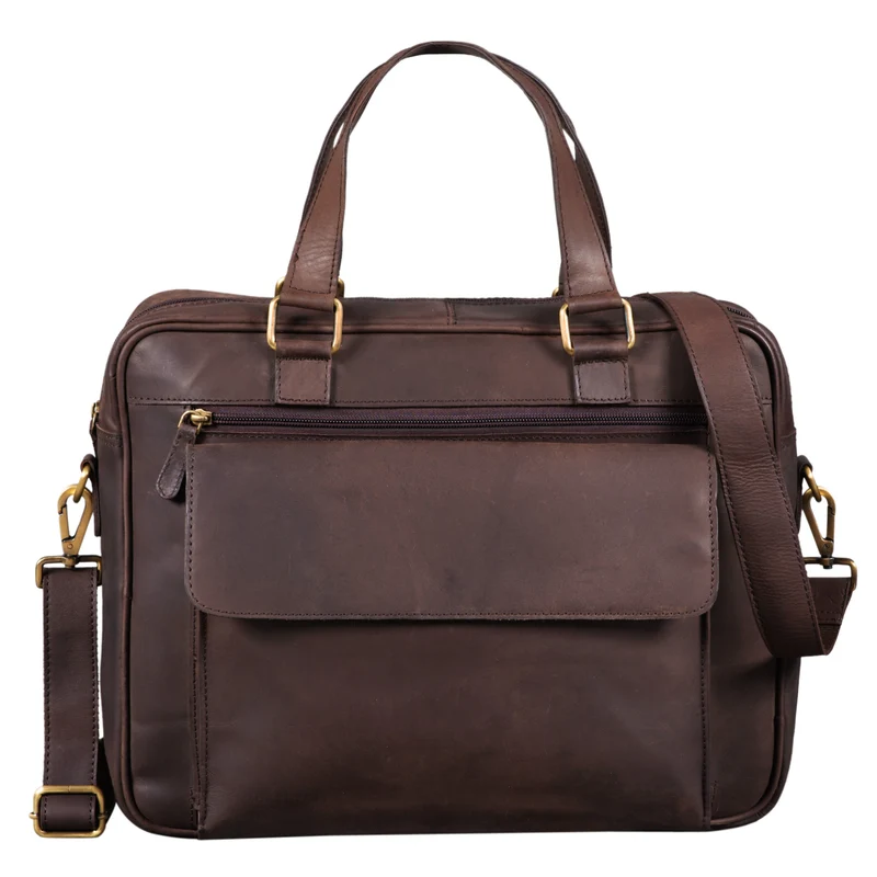"Florence" Vintage Businesstasche Frauen Leder