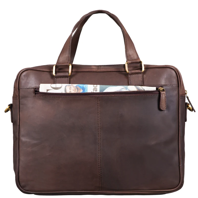 "Florence" Vintage Businesstasche Frauen Leder