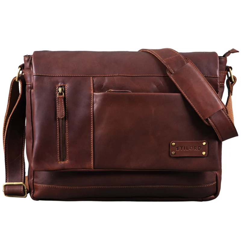 "Silas" Vintage Leder Umhängetasche