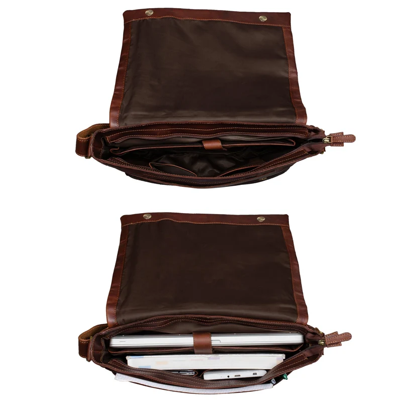 "Silas" Vintage Leder Umhängetasche