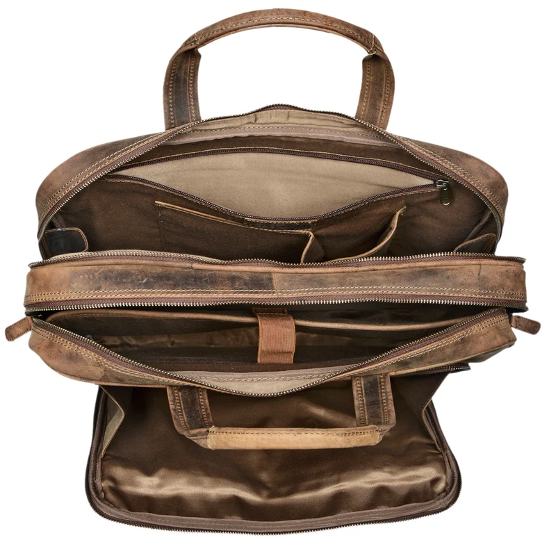 "Jaron" Vintage Ledertasche Leder Herren Damen