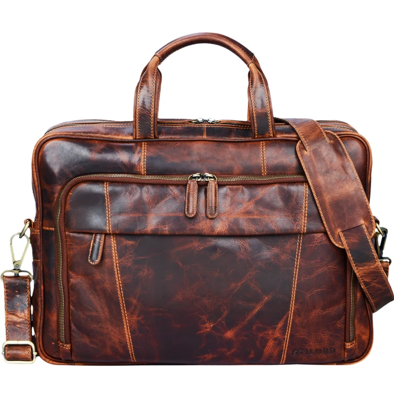 "Jaron" Vintage Ledertasche Leder Herren Damen
