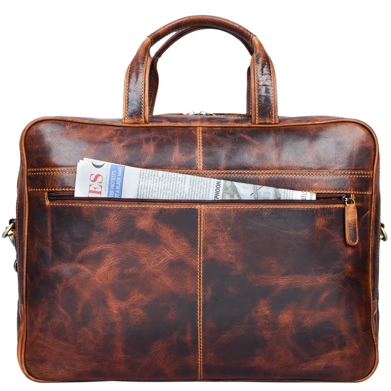 "Jaron" Vintage Ledertasche Leder Herren Damen