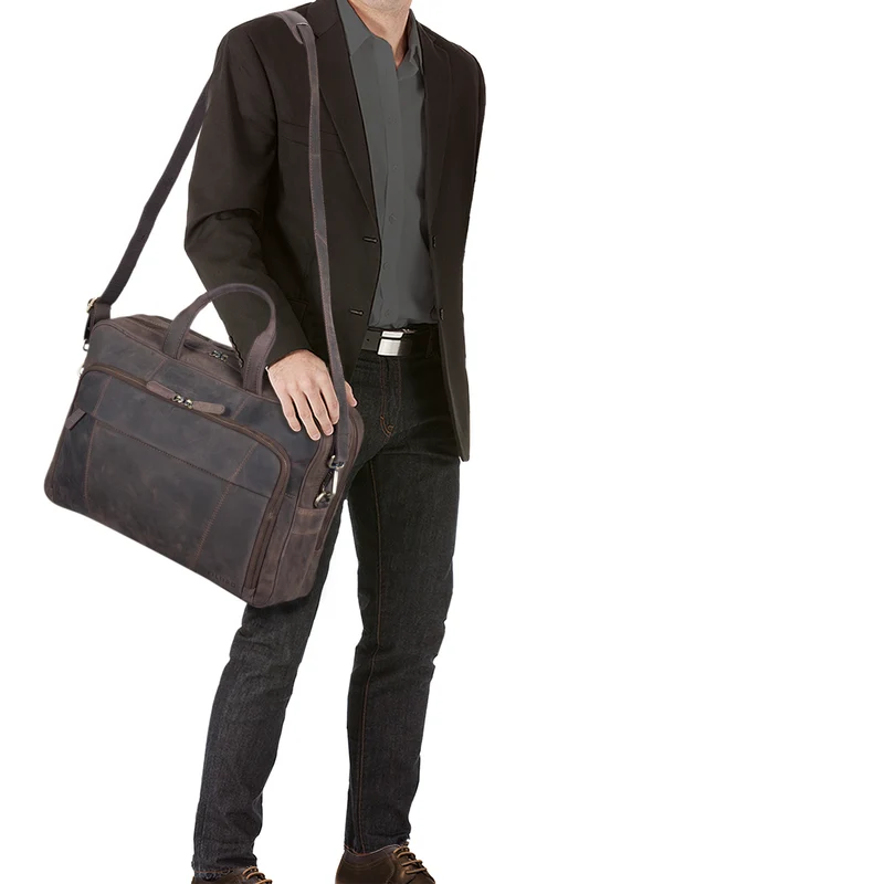 "Jaron" Vintage Ledertasche Leder Herren Damen