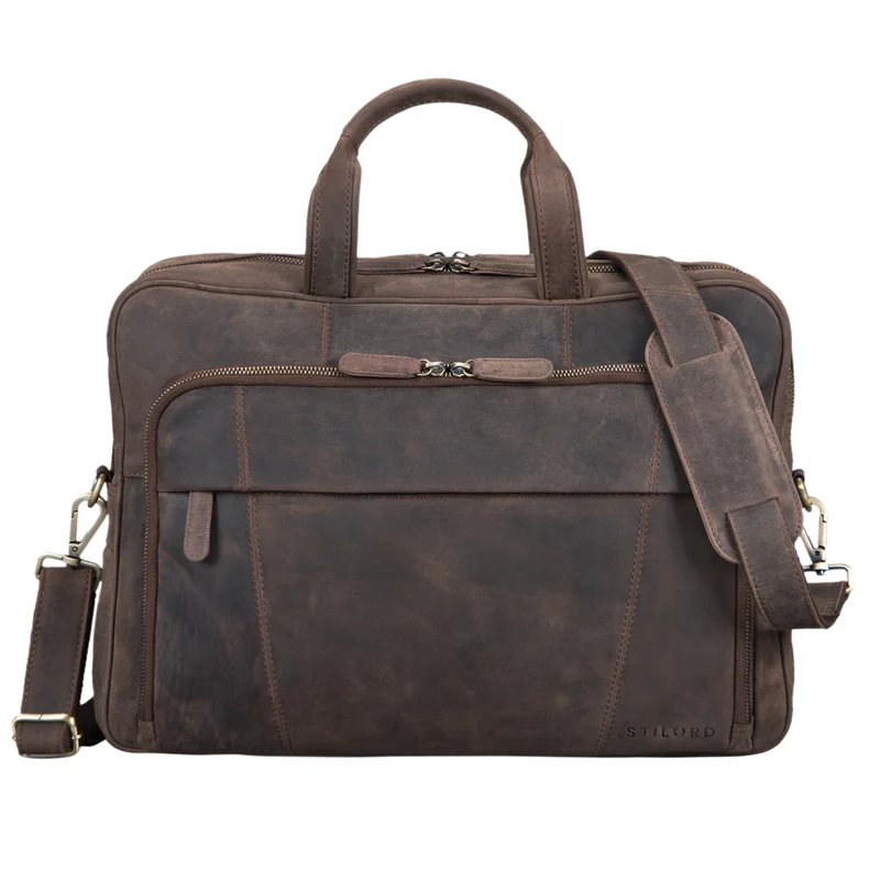 "Jaron" Vintage Ledertasche Leder Herren Damen