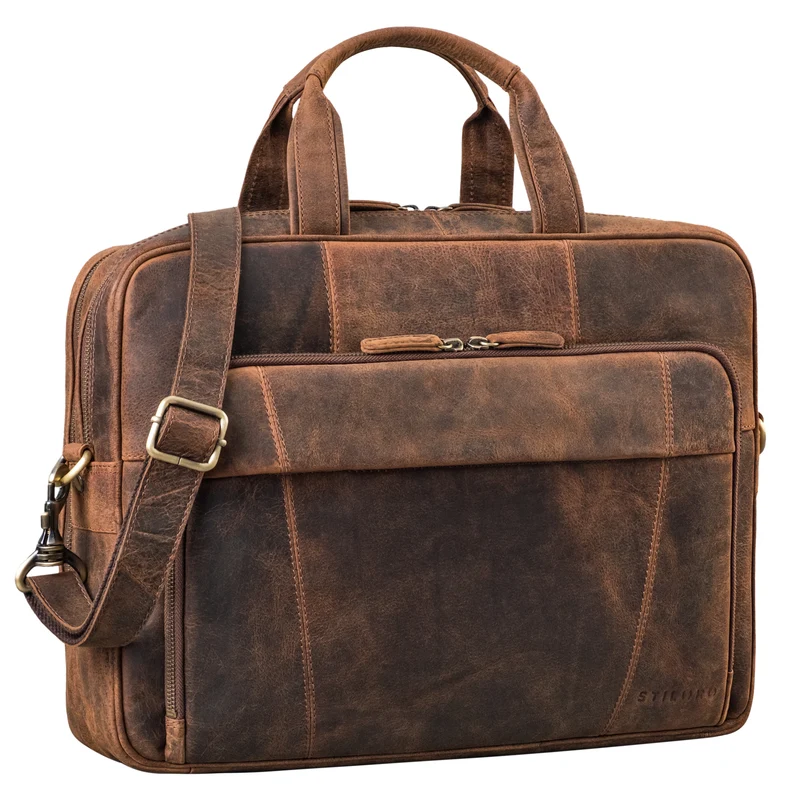 "Jaron" Vintage Ledertasche Leder Herren Damen
