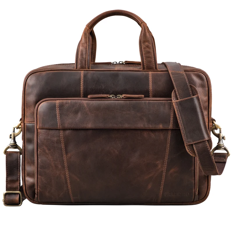 "Jaron" Vintage Ledertasche Leder Herren Damen