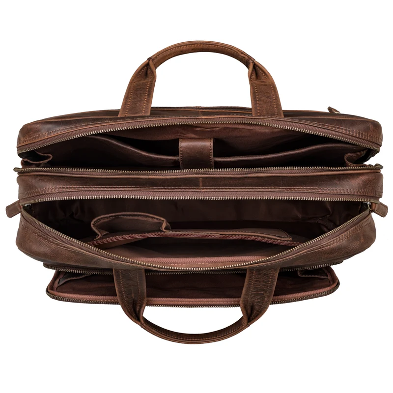 "Jaron" Vintage Ledertasche Leder Herren Damen