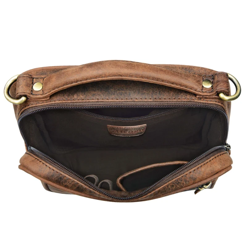 "Mats" Herren Handtasche Leder Vintage