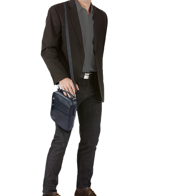 "Mats" Herren Handtasche Leder Vintage