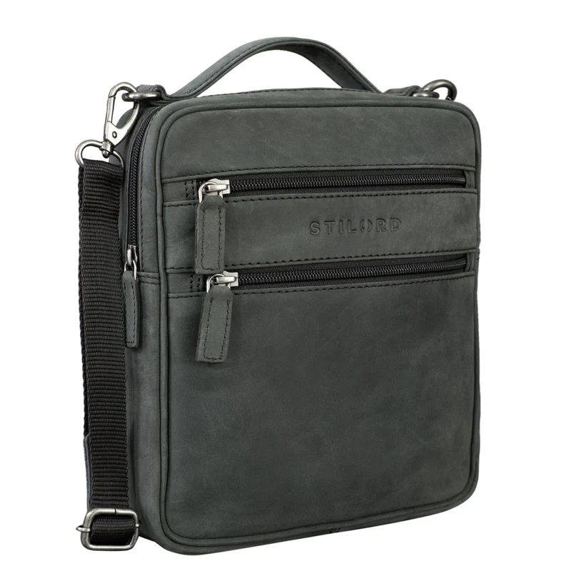 "Mats" Herren Handtasche Leder Vintage