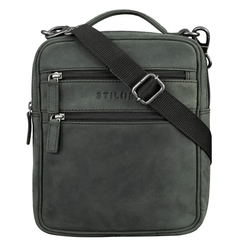"Mats" Herren Handtasche Leder Vintage